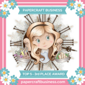 Papercraft Business Top 5 - 3rd Place Award - Pink